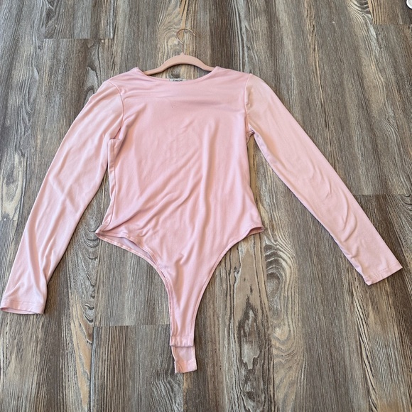 pink long sleeve body suit - Picture 1 of 4